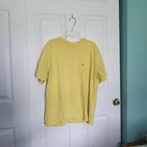 tommy hilfiger yellow tee